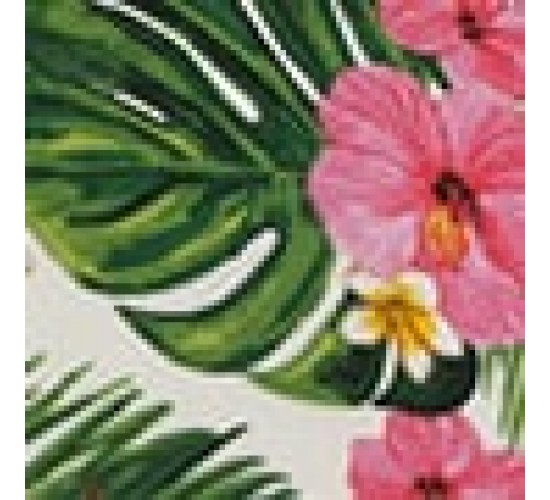 Τραπεζομάντηλο Φλοράλ Forester Flowers & Flamingo 2 ατόμων Multi