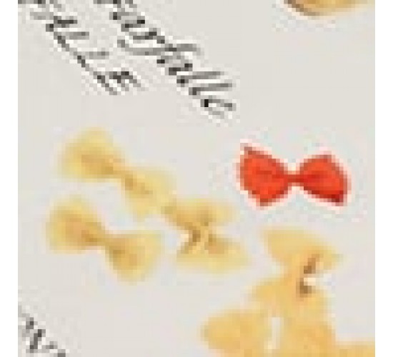 Τραπεζομάντηλο με Σχέδιο Ζυμαρικά Pasta 2 ατόμων Μπεζ