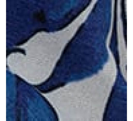 Τραπεζομάντηλο με Σχέδιο Καμπανούλες Campanula Flower 2 ατόμων Μπλε Σκούρο