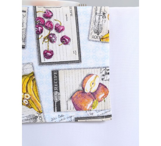 Τραβέρσα με Σχέδιο Φρούτα Recipe Fruits Τραβέρσα (45x170cm) Multi