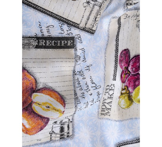 Τραβέρσα με Σχέδιο Φρούτα Recipe Fruits Τραβέρσα (45x170cm) Multi