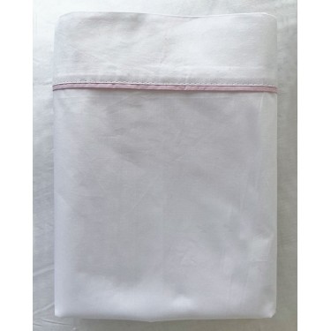 Βρεφικό Σεντόνι Λίκνου με Ρέλι Βαμβάκι Περκάλι Pallas Λίκνου (88x102cm) Ροζ