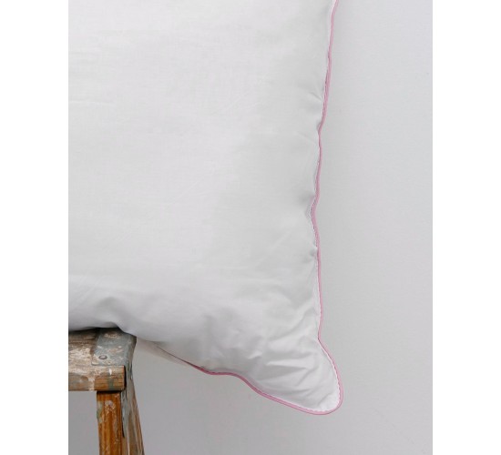 Βρεφική Μαξιλαροθήκη με Ρέλι Βαμβάκι Περκάλι Pallas 35x45cm Ροζ