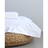 Αζούρ Σετ Σεντόνια 4 τεμ Georgette Super Υπέρδιπλη (240x260cm) Άσπρο