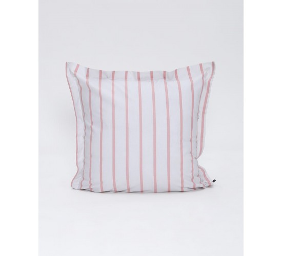 Διακοσμητική Ριγέ Μαξιλαροθήκη Samantha 40x40 3cm Γκρι