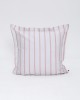 Διακοσμητική Ριγέ Μαξιλαροθήκη Samantha 40x40 3cm Γκρι