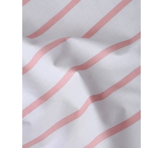 Διακοσμητική Ριγέ Μαξιλαροθήκη Samantha 40x40 3cm Γκρι