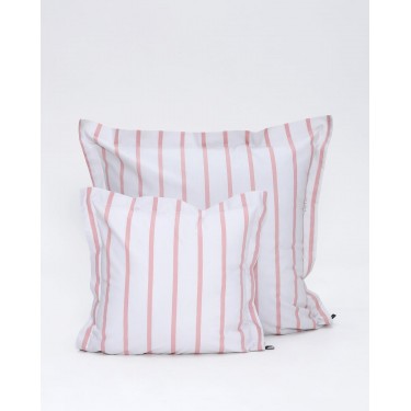 Διακοσμητική Ριγέ Μαξιλαροθήκη Samantha 40x40 3cm Γκρι