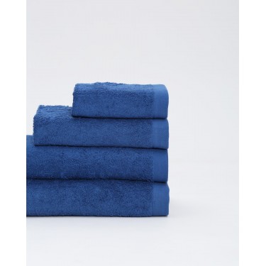 Βαμβακερή Μονόχρωμη Πετσέτα Joker 500gsm Χειρός | 30x50cm Μπλε Σκούρο