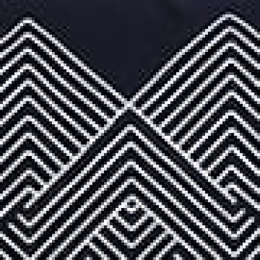 Μαξιλαροθήκη Διακοσμητική με Κέντημα Ρόμβους Yohana 40x40cm Μπλε Σκούρο