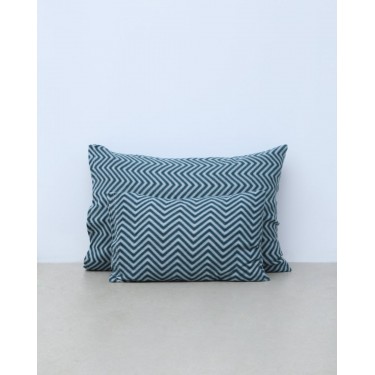 Βρεφική Fleece Chevron Μαξιλαροθήκη Firenze 30x45cm 30x45cm Γκρι