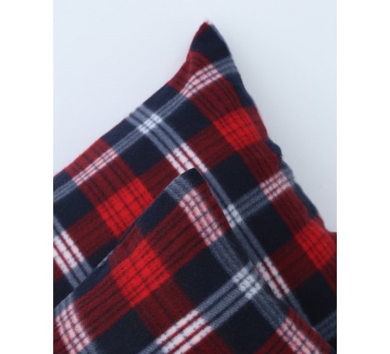 Βρεφική Fleece Scotish Μαξιλαροθήκη Firenze 30x45cm 30x45cm Κόκκινο