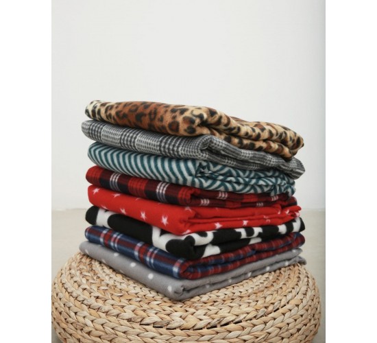 Βρεφική Fleece Scotish Μαξιλαροθήκη Firenze 30x45cm 30x45cm Κόκκινο