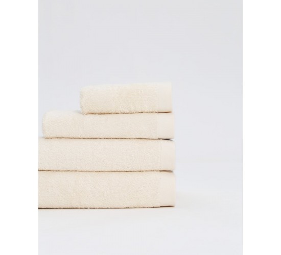 Βαμβακερή Μονόχρωμη Πετσέτα Joker 500gsm Προσώπου | 50x90cm Εκρού