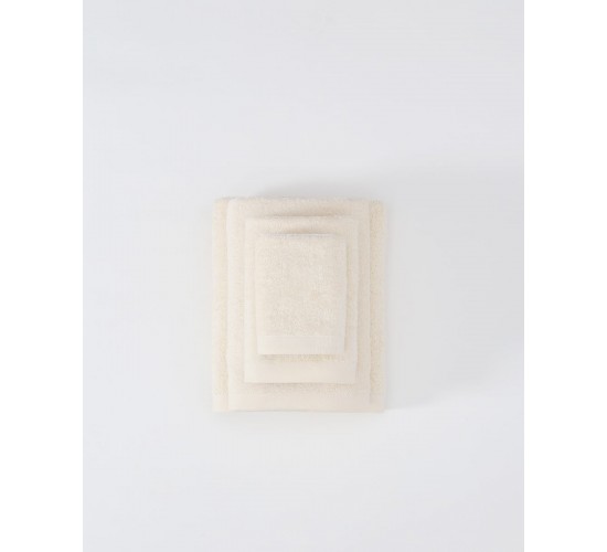 Βαμβακερή Μονόχρωμη Πετσέτα Joker 500gsm Προσώπου | 50x90cm Εκρού