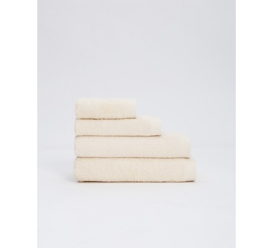 Βαμβακερή Μονόχρωμη Πετσέτα Joker 500gsm Προσώπου | 50x90cm Εκρού