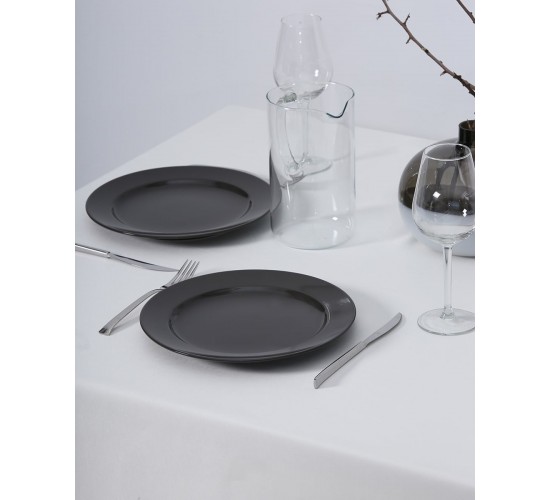 Μονόχρωμο τραπεζομάντηλο Ariel 8 ατόμων | 165x240cm Εκρού