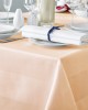 Τραπεζομάντηλο Gourmet με ζακάρ σχέδιο ρίγας 80x80cm Ώχρα - Μελί Τραπεζομάντηλο Gourmet με ζακάρ σχέδιο ρίγας 80x80cm Ώχρα - Μελί