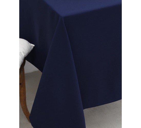 Μονόχρωμο τραπεζομάντηλο Monaco 6 ατόμων (135x175cm) Blue Black