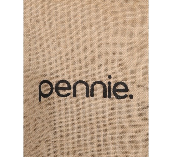 Οικολογική Αδιάβροχη Τσάντα Γιούτα Anabella 32x32cm Μπεζ