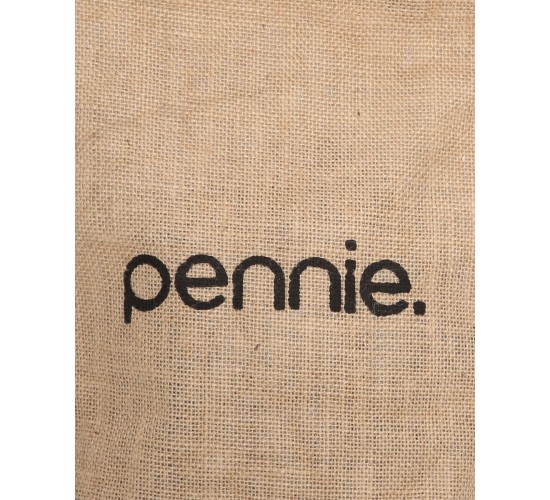 Οικολογική Tote Bag Φυσική Γιούτα Anabella 40x45cm Μπεζ