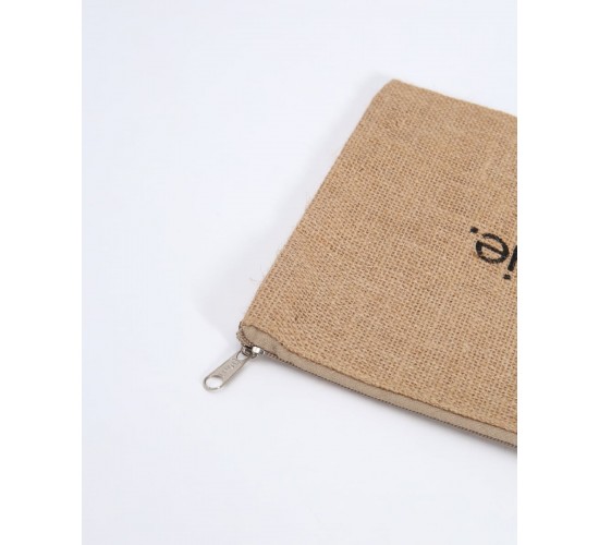 Οικολογικό Νεσεσέρ από Φυσική Γιούτα Anabella 25x20cm Μπεζ