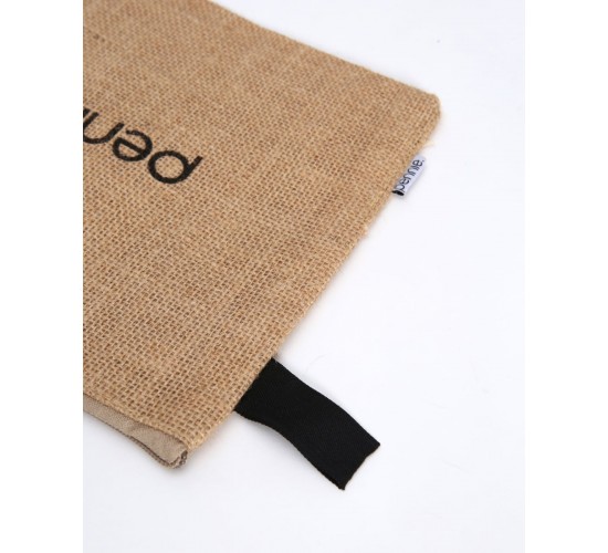 Οικολογικό Νεσεσέρ από Φυσική Γιούτα Anabella 25x20cm Μπεζ