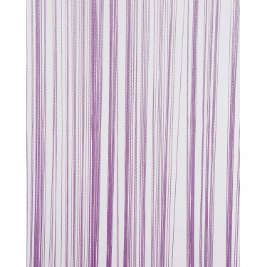 Έτοιμη ραμμένη κουρτίνα Macaroni Στενό Φύλλο (90x250cm) Μελιτζανί