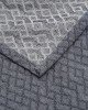 Ζακάρ Κουβερλί Κουβέρτα Γεωμετρικό Pattern Augerinos Υπέρδιπλη (230x260cm) Ανθρακί Ζακάρ Κουβερλί Κουβέρτα Γεωμετρικό Pattern Augerinos Υπέρδιπλη (230x260cm) Ανθρακί