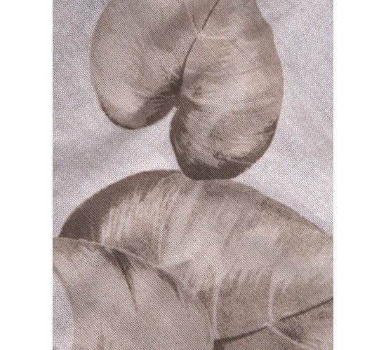 Διακοσμητική Μπεζ Μαξιλαροθήκη Monstera 40x40cm 40x40cm Μπεζ