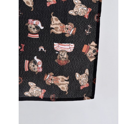 Έτοιμη Ραμμένη Κουρτίνα Woof Παραθύρου (140x160cm)