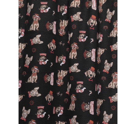 Έτοιμη Ραμμένη Κουρτίνα Woof Παραθύρου (140x160cm)