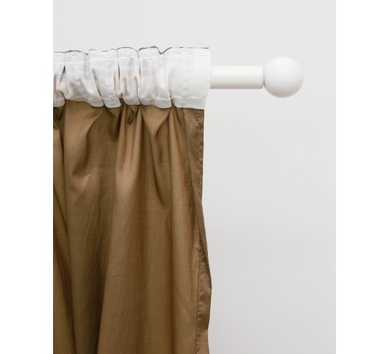 Κουρτίνα Bello Στενό Φύλλο Χακί