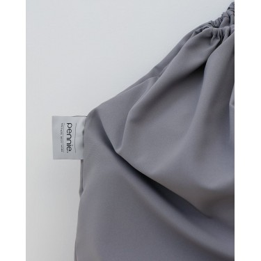 Σάκος Απλύτων με Κορδόνι Monaco 80x120cm Ανθρακί