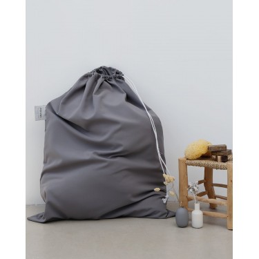 Σάκος Απλύτων με Κορδόνι Monaco 80x120cm Ανθρακί