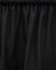 Έτοιμη Ραμμένη Κουρτίνα Elsa Panama Στενό Φύλλο (140x260cm) Μαύρο
