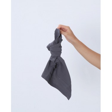 Πετσέτα Φαγητού Stonewashed  50x50cm Ανθρακί