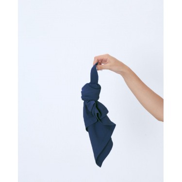 Πετσέτα Φαγητού Stonewashed  50x50cm Μπλε Σκούρο