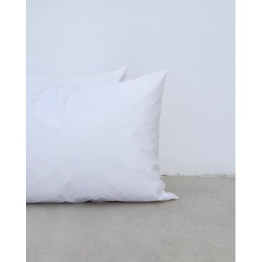 Ξενοδοχειακή Απλή Μαξιλαροθήκη Oscar 50x70cm Άσπρο