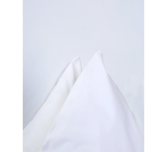 Ξενοδοχειακή Απλή Μαξιλαροθήκη Oscar 50x70cm Άσπρο