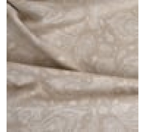 Έτοιμη Ραμμένη Ζακάρ Κουρτίνα Minares Στενό Φύλλο (150x275cm) Μπεζ