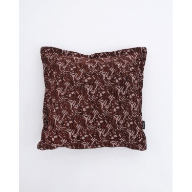 Σενίλ Oxford Διακοσμητική Μαξιλαροθήκη Rox σε 8 Αποχρώσεις 40x40 2cm Καφέ