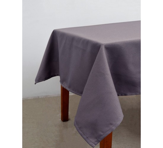 Ζακάρ Τραπεζομάντηλο New Delhi σε 4 Αποχρώσεις 6 ατόμων (140x180cm) Ανθρακί