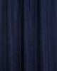 Έτοιμη Ραμμένη Βελούδινη Κουρτίνα Velvet Suede σε 5 Αποχρώσεις Στενό Φύλλο (150X255cm) Μπλε Σκούρο