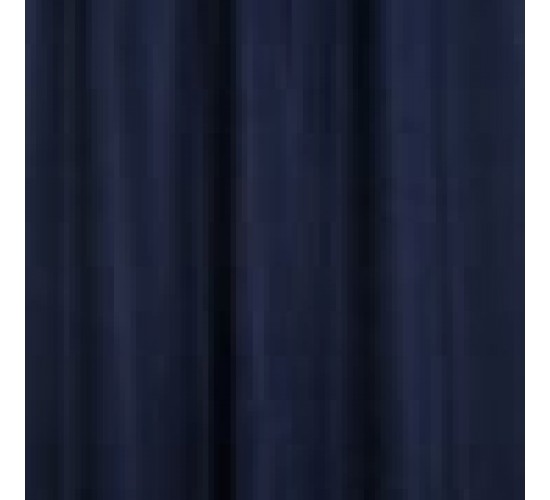 Έτοιμη Ραμμένη Βελούδινη Κουρτίνα Velvet Suede σε 5 Αποχρώσεις Στενό Φύλλο (150X255cm) Μπλε Σκούρο