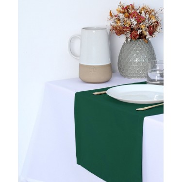 Μονόχρωμη Αλέκιαστη Τραβέρσα Εξωτερικού Χώρου Monaco Τραβέρσα (45x170cm) Κυπαρισσί