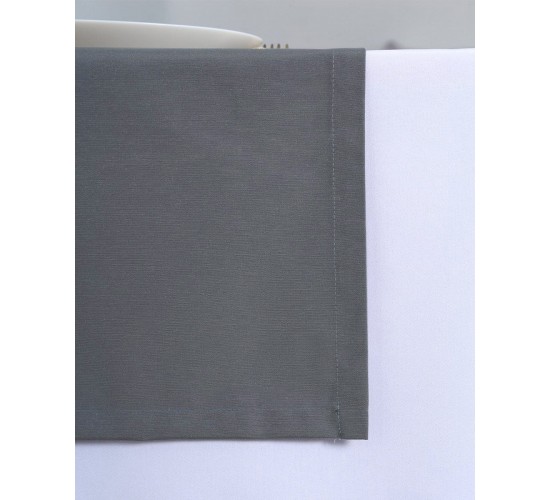 Μονόχρωμη Τραβέρσα Elsa Panama σε 6 Αποχρώσεις Τραβέρσα (45x170cm) Ανθρακί