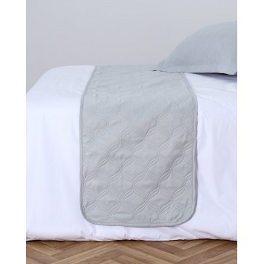 Καπιτονέ Τραβέρσα Κρεβατιού - Τραπεζιού Nomas Τραβέρσα | 50x180cm Γκρι