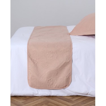 Καπιτονέ Τραβέρσα Κρεβατιού - Τραπεζιού Nomas Τραβέρσα | 50x180cm Σομόν