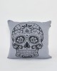 Διακοσμητική Μαξιλαροθήκη The Skull σε 4 Αποχρώσεις 60x60cm Μπλε
